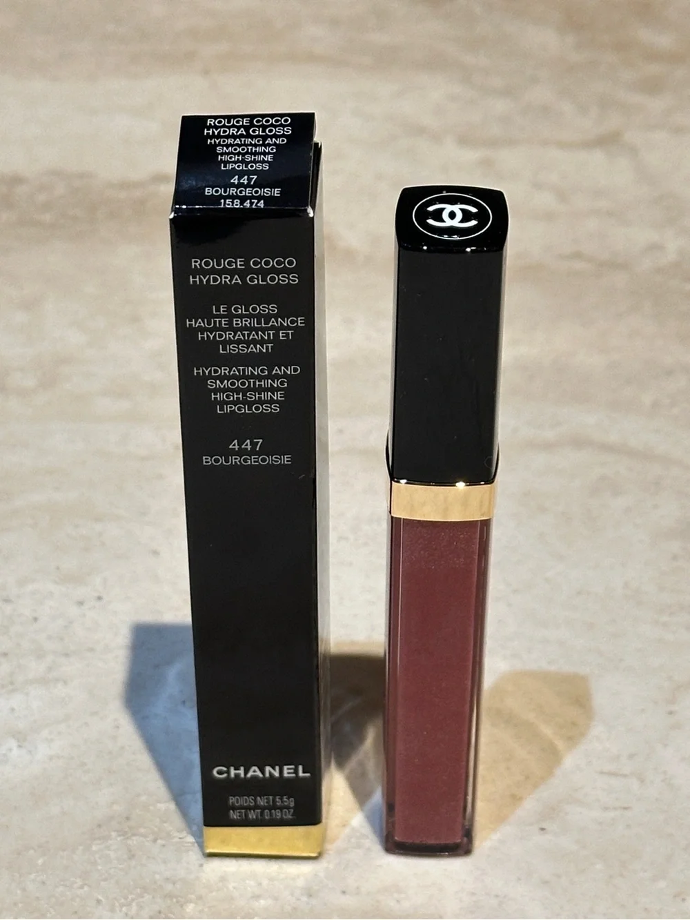 CHANEL Rouge Coco Hydra Gloss Lipgloss - 447 BOURGEOISIE